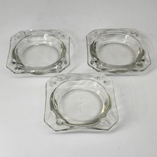 Vintage Clear Glass Personal Ashtray - Small 3.5