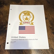 CPKC United States Hazardous Materials Instructions for Rail 2024 Rules U.S picture