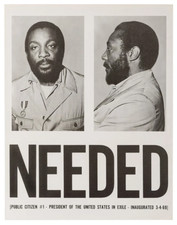 1969 Dick Gregory Needed Public Citizen Political Poster Civil Rights picture