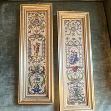 Pair Of Vintage  Royal Women and Men/Hand Painted picture