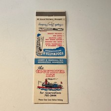 The Edgewater Inn Minneapolis MN Vintage Matchbook Cover 5MB124-6 picture
