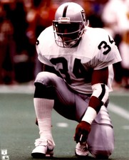 LD433 BO JACKSON OAKLAND RAIDERS 1991 ORIGINAL 8X10 COLOR PROOF VIA PHOTO FILE picture