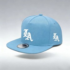 LA Snapback Hat Embroidered Flat Brim Adjustable Hip Hop Baseball Cap picture