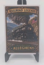 Allegheny C&O H-8 2-6-6-6 ACEO Custom Card - Railroad Legends Powerhouse picture