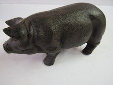 New Cast Iron Pig Hog UX4474 Mint With Tag  picture