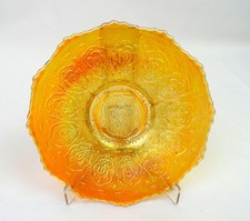 Fenton Carnival Glass Iridescent Marigold Persian Medallion 6 1/8