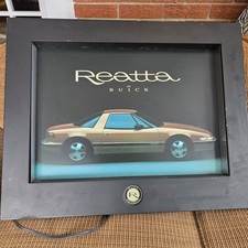 Vintage Antique Buick Reatta GM Light Up Dealership Sign  picture