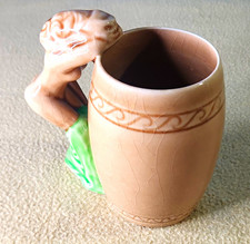 Vintage Ceramic Dorothy Kindell Nudie Barrel Mug Cup Japan picture