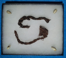 2 CORDAGE & 4 BEADS COUGAR MOUNTAIN CAVE PERISHABLE ARTIFACTS OREGON ARROWHEADS picture