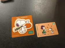 US Listing Starbucks 2026 Snoopy Die Cut Gift Card ) Includes Both picture