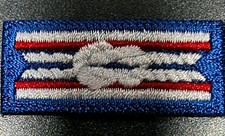 UNOFFICIAL scouting america military square knot award  Non BSA SA unofficial picture