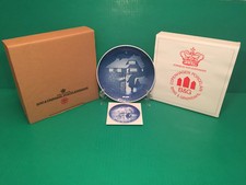 NEW 1973 B&G Bing and Grondahl Christmas Plate Original Gift Boxes 1st Quality picture