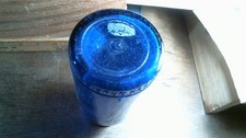 Vintage BROMO SELTZER Cobalt Blue Bottle With Paper Label 6 0Z. FREE PRIORITY picture