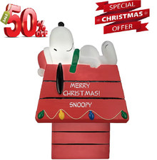 2025 Snoopy Doghouse Blow Mold Lighted Christmas - New Sealed In Box picture