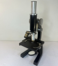 Vintage Graf-Apsco Microscope, German-made, in Original Case picture