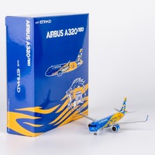1:400 Etihad Airways Airbus A320neo A6-EJB Diecast Aircraft Jet NG Model  picture