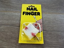Vintage 1986 Nail Thru Finger Novelty Dime Store Gag Joke Trick NOS USA picture