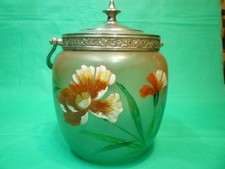 Art Nouveau Biscuit Barrel  Saint-Denis factory picture