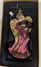 Dillards Trimmings Pink Angel Christmas Ornament picture