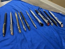 Vtg Lot of 12 Quill Ball Point Pens /Pencil w/ Logos, Holiday Inn, Toyota + picture