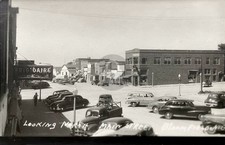 Bloomfield Nebraska Main Street 1950s Bank Stores RPPC Photo Postcard COPY picture