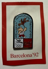 Vintage 1992 Barcelona Olympics Coca-Cola Pin from the Opening Ceremonies. picture