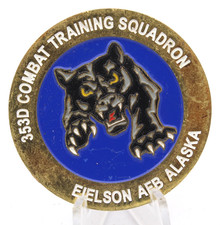 USAF 353d Combat Training Squadron Red Flag Alaska Eielson AFB Challenge Coin picture