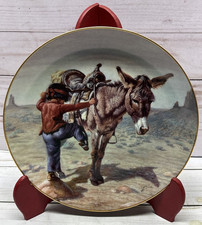 Limited Edition Patience By Perillo 23 Karat Gold Trim Artaffects Plate # H706 picture
