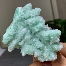 90G Rare green Phantom Strawberry Crystal Clusters Mineral Specimen picture
