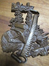 Vintage 1976 Sexton Diecast Country Rustic Metal Wall Hanging picture