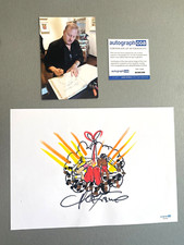 CHARLES FAZZINO in-person signed letter card 20x30 autograph drawing ACOA picture