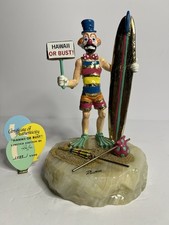 Ron Lee Hawaii or Bust Clown Figurine Limited Edition 1089/5500 Signed COA picture