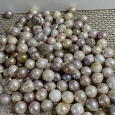 100g Genuine Large Baroque Freshwater Pearl Cultured Loose Bead Not Drilled picture