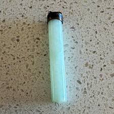 SOLID GREEN JADE PENDANT VINTAGE 1970s picture