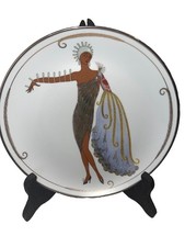 Nice Vintage House of Erte Art Deco Limited Women Plate Franklin Mint Diva ll  picture