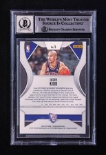 Jason Kidd Signed 2019-20 Panini Prizm #5 (BGS | Autograph Grade 10) picture