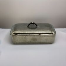 Vintage Arte Italica Marinoni 95 Pewter Rectangle Covered Box, Italy picture