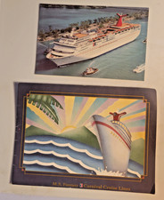 2 Carnival Fantasy Cruise Ship Post Cards (Ship no longer in service) Unused picture