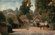 Vintage Torquay: Cockington Forge, England Postcard picture