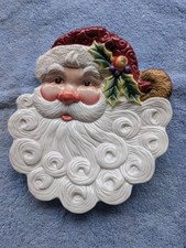 Fitz And Floyd Christmas Santa Plate 2002  picture
