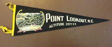 VINTAGE 1950s POINT LOOKOUT NORTH CAROLINA PENNANT banner 26