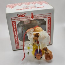 Steinbach Wooden Christmas Ornament Bee Keeper Made in Germany with Box and Tag picture