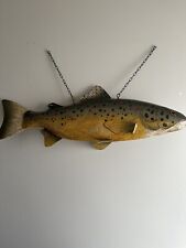 Large Metal Trout Sign Fishmongers Type Sign picture