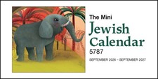 Mini Jewish Calendar -Our most popular imprint choice A checkbook-sized, picture