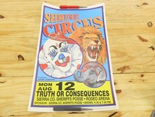 Vintage Blinko Shrine Circus Poster Clown Elephant Lions picture