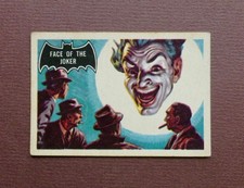 1966 - A&BC (UK version of Topps) - Black Bat  - BATMAN - FACE OF THE JOKER -#9 picture
