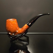 RARE CHACOM SWAN NECK BENT BILLIARD - NO FILLS/BEAUTIFUL GRAIN - UNSMOKED picture