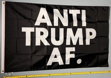Anti Donald Trump AF Idiot Felon FLAG FREE USA SHIP Democrat Sign 3x5' picture