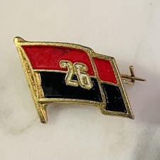 Vintage 26th of July (26 de Julio) revolutionary movement lapel pin picture