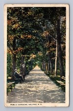 Nova Scotia HALIFAX Public Gardens Walkway 1928 to Riverhead NY picture